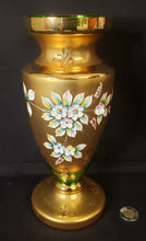 Load image into Gallery viewer, Murano Salviati Emerald Art Glass Vase