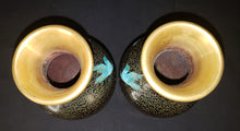 Load image into Gallery viewer, Brass Cloisonne Enamel Vases