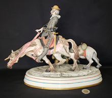 Load image into Gallery viewer, Porcelain Don Quixote and Sancho Panza Figurine