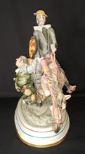 Load image into Gallery viewer, Porcelain Don Quixote and Sancho Panza Figurine