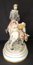 Load image into Gallery viewer, Porcelain Don Quixote and Sancho Panza Figurine