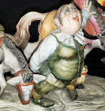 Load image into Gallery viewer, Porcelain Don Quixote and Sancho Panza Figurine