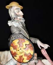 Load image into Gallery viewer, Porcelain Don Quixote and Sancho Panza Figurine