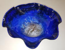 Load image into Gallery viewer, Cobalt Blue Art Glass Bowl