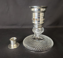 Load image into Gallery viewer, Edinburgh Crystal Hurricane Candle Lamp