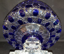 Load image into Gallery viewer, Bohemian Crystal Pedestal Compote Bowl