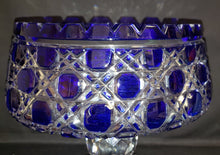 Load image into Gallery viewer, Bohemian Crystal Pedestal Compote Bowl