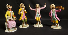 Load image into Gallery viewer, Porcelain Monkey Band Figurines