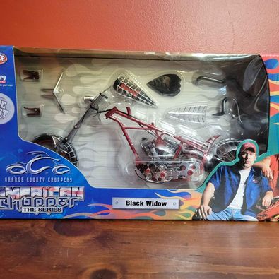 New in Box American Choppers Die Cast Metal Chopper, 