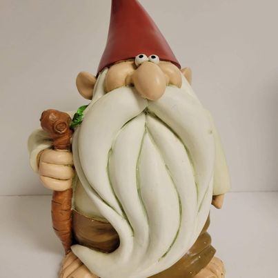 Garden Gnome Figurine, Measures 11