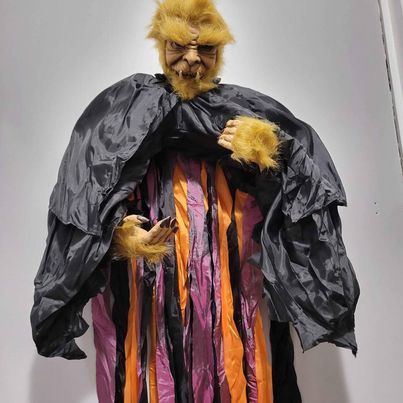 Scary! Werewolf Hanging Curtain Halloween Decor 2 Pce