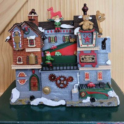 Holiday Collection Musical Toy Shop w/ LED Lighting