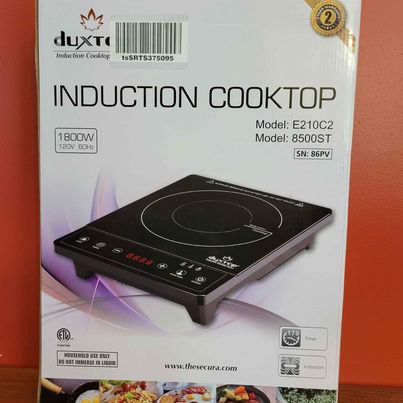 New in Box! Duxtop Induction Cooktop, 1800W, Model # E210C2, Model 8500 ST