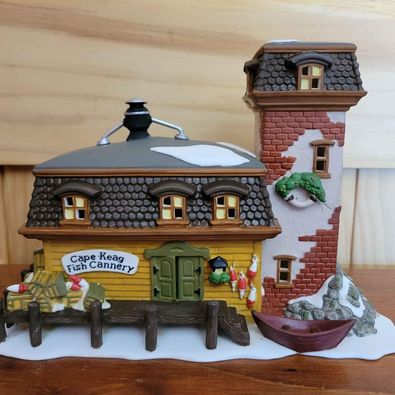 Dept 56 New England Village Series,  Cape Keag Fishing Cannery, 1994