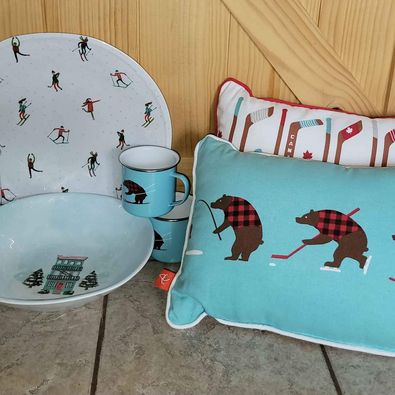 Winter Themed Entertaining Items & Cushions