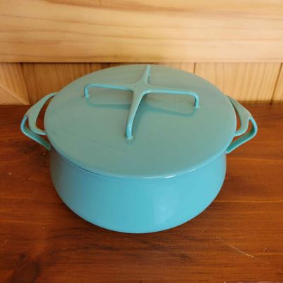 Dansk Kobenstyle Teal  Lidded Casserole, 3 Quart