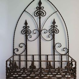 Cast Iron Garden Wall Planter