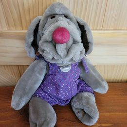 Ganzbros 1981 Heritage Collection Wrinkles Plush Dog Puppet