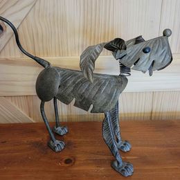 Decorative Metal Art Dog Sculpture