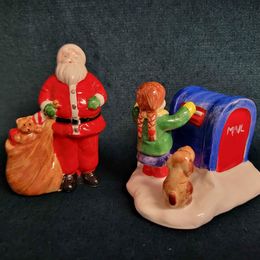 Dept 56, Christmas Rare Santa/ Mailbox Accessory, #5059-8, 1985