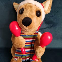 Animated! Christmas Chihuahua Sings Feliz Navidad While Shaking Morracas ,10