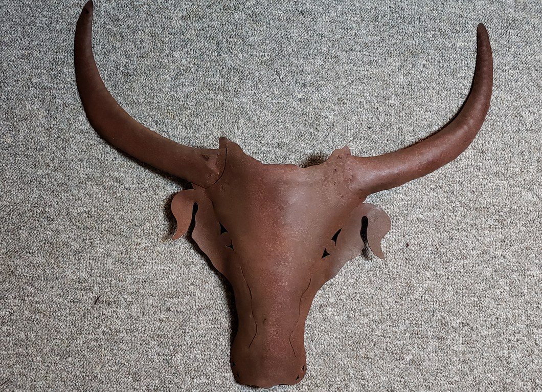 Metal Wall Art - Longhorn Steer