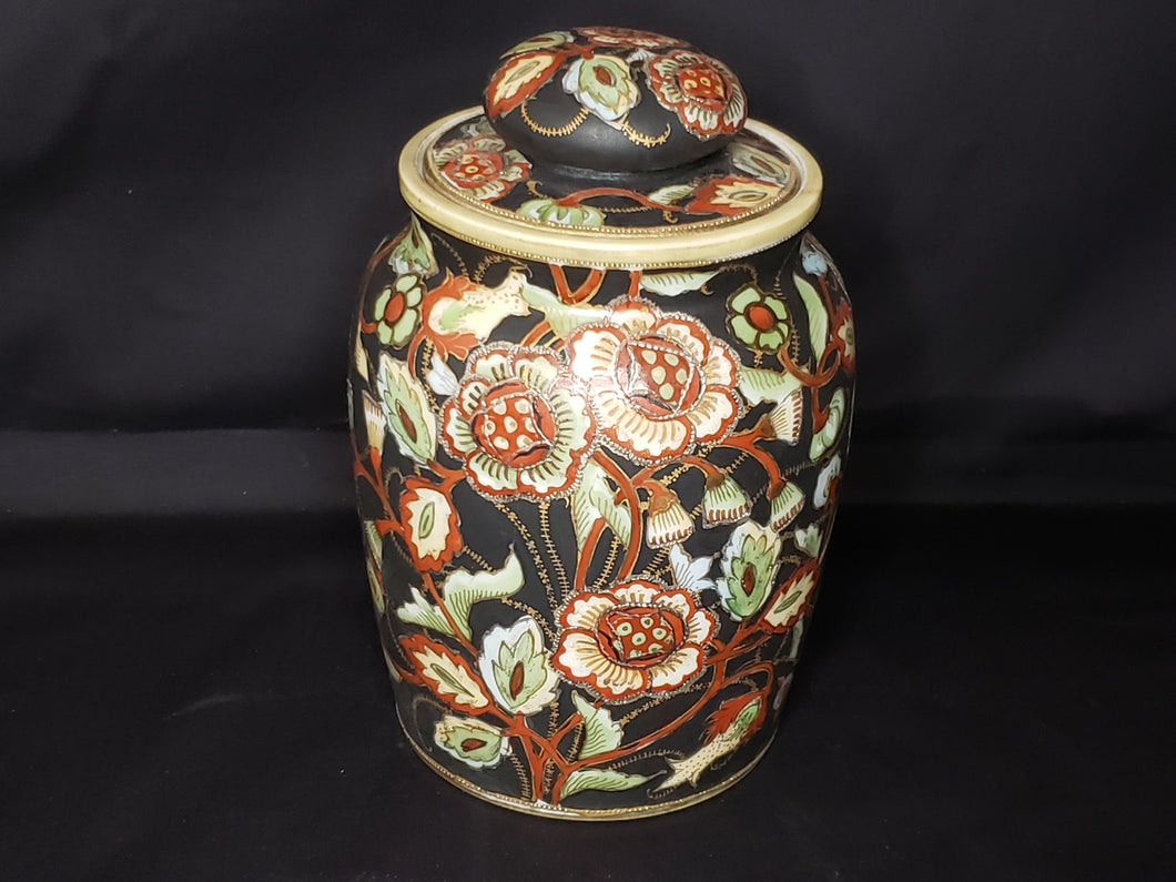 Nippon Porcelain lidded jar