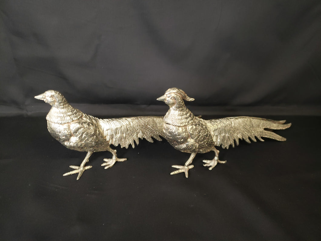 Silver plated Pheasants