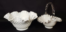 Load image into Gallery viewer, Hobnail Bowl and Glass Basket
