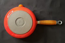 Load image into Gallery viewer, Le Creuset #16 Flame Orange Saucepan
