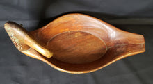 Load image into Gallery viewer, Carved Wood Duck Bowl
