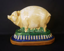 Load image into Gallery viewer, Glazed Pottery Pig
