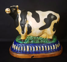 Load image into Gallery viewer, Glazed pottery Cow
