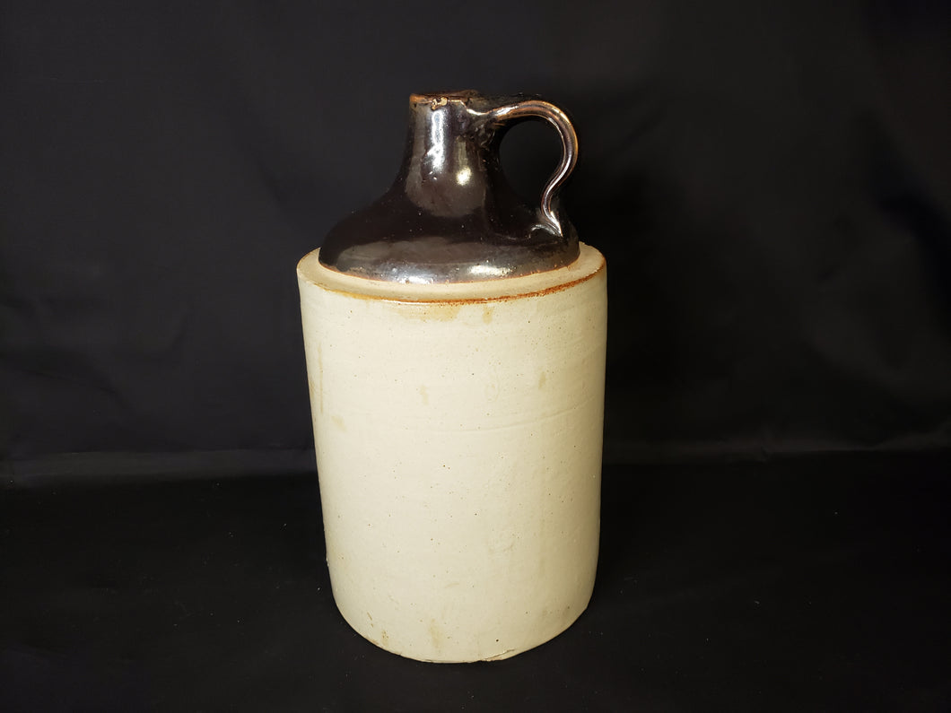 Glazed Stoneware Whisky Jug