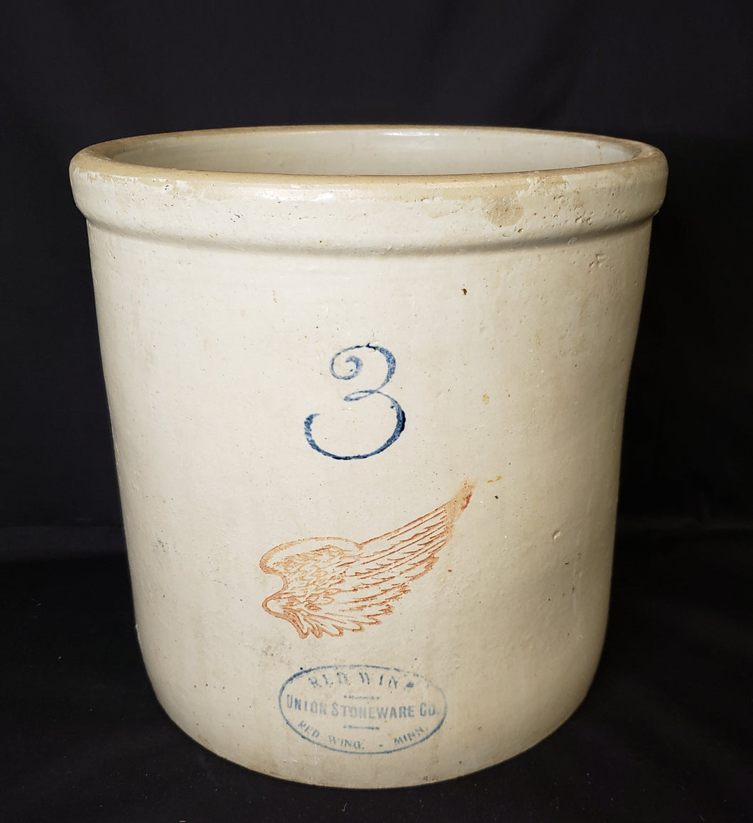 Red Wing Union 3 Gallon Crock