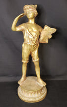 Load image into Gallery viewer, Bronze/Brass Paperboy Statue
