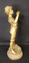 Load image into Gallery viewer, Bronze/Brass Paperboy Statue
