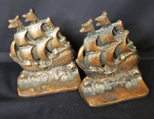 Load image into Gallery viewer, Cast Iron Ship Bookends
