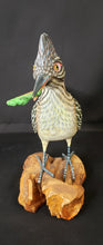 Load image into Gallery viewer, Carved wood Roadrunner Figurine
