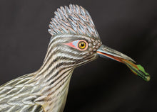 Load image into Gallery viewer, Carved wood Roadrunner Figurine
