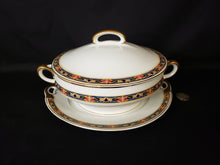 Load image into Gallery viewer, Bone China Casserole Dish w/ Lid and Under Plate
