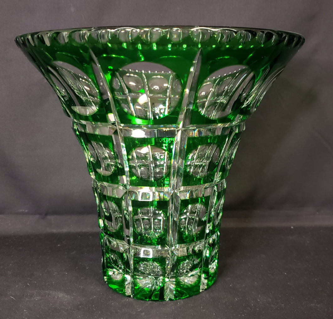 Bohemian Art Glass Vase