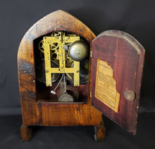Load image into Gallery viewer, Cathedral Style Mantle Clock
