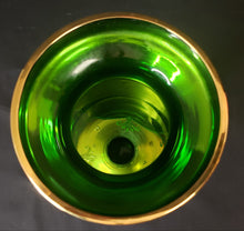 Load image into Gallery viewer, Murano Salviati Emerald Art Glass Vase
