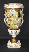 Load image into Gallery viewer, Capodimonte Porcelain Urn
