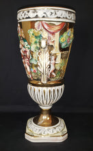 Load image into Gallery viewer, Capodimonte Porcelain Urn
