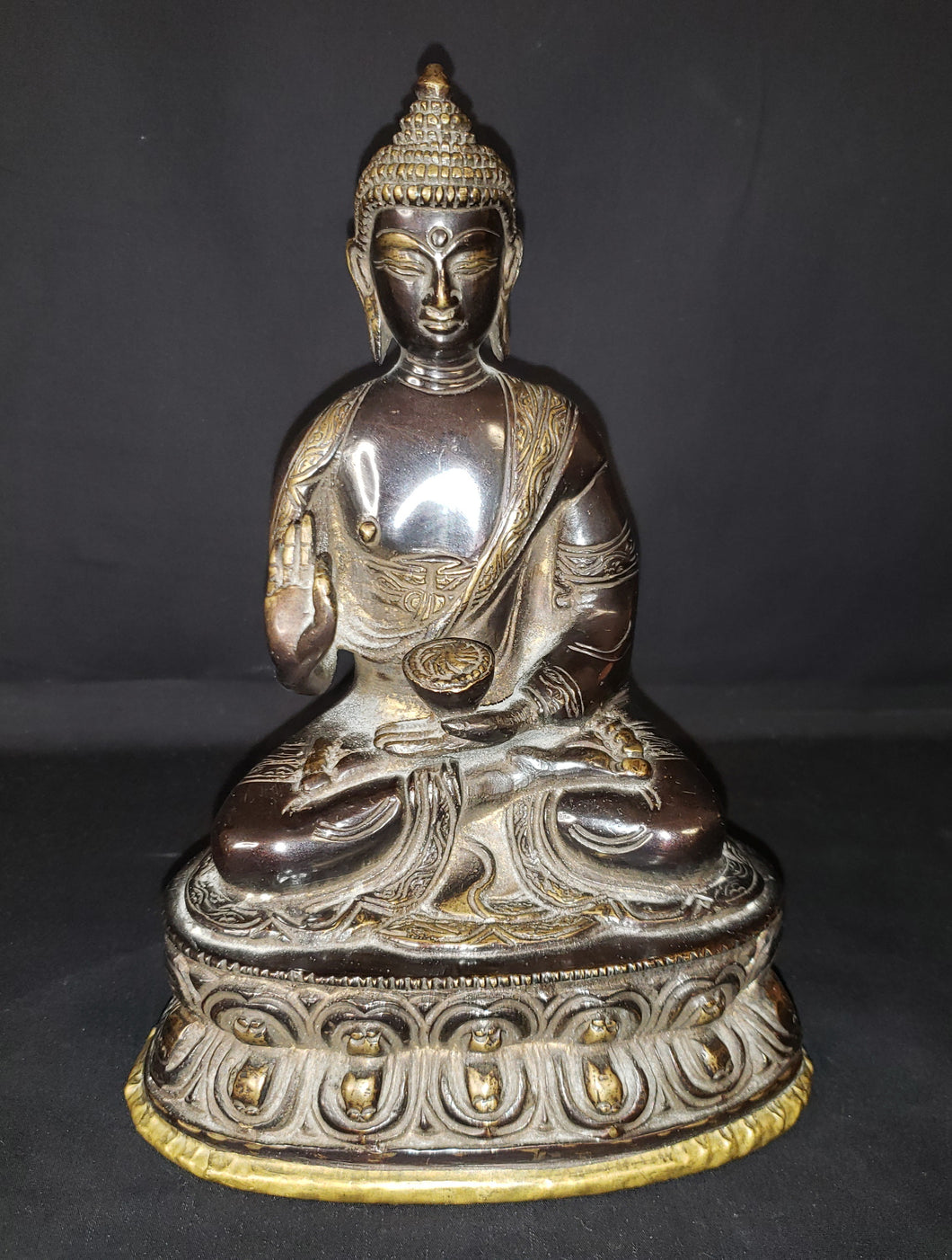 Brass Asian Buddha Statue