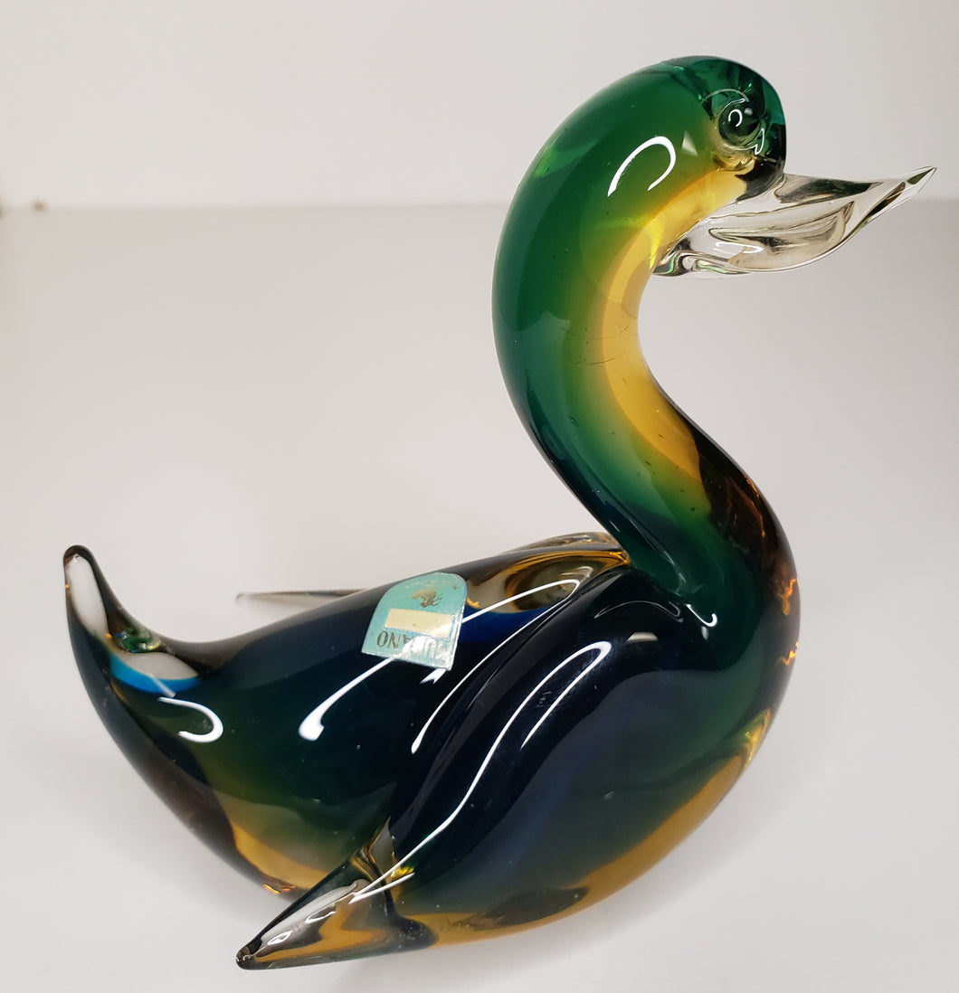 Murano Art Glass Duck