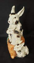 Load image into Gallery viewer, Glazed Ceramic Rabbit Family
