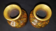 Load image into Gallery viewer, Brass Cloisonne Enamel Vases
